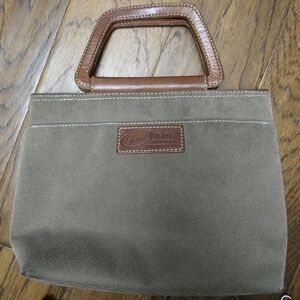 Fossil purse canvas and leather